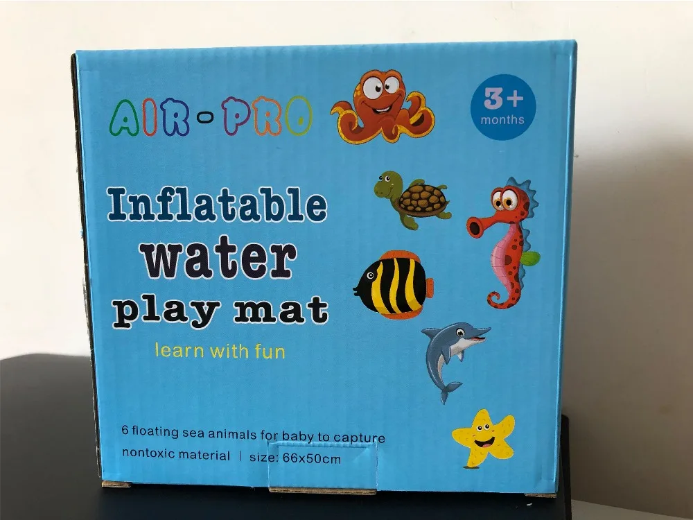 Almofada de Água 2019 Criativa Dupla Utilização Afagou Bebê Brinquedo Inflável Almofada Almofada Bebê Água da Próstata Brinquedo Pat Certificação Sgs 12 Cheap Tapetes de jogo