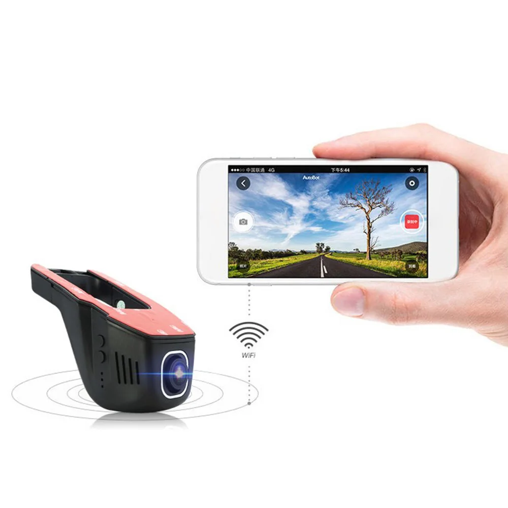 170 широкоугольный Автомобильный видеорегистратор 1080P ночная версия WiFi