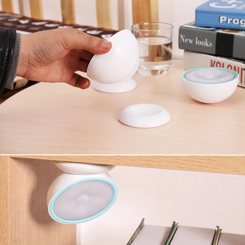 New Arrival USB Rechargeable Motion Sensor Activated Wall Light Night Light Induction Lamp For Closet Corridor Cabinet (5)
