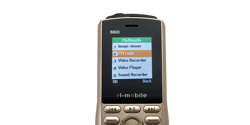 Оригинальный двойной карты мобильного телефона MP3 FM Камера Bluetooth большой факел громкий звук мобильный телефон H-Mobile S600 Русская клавиатура