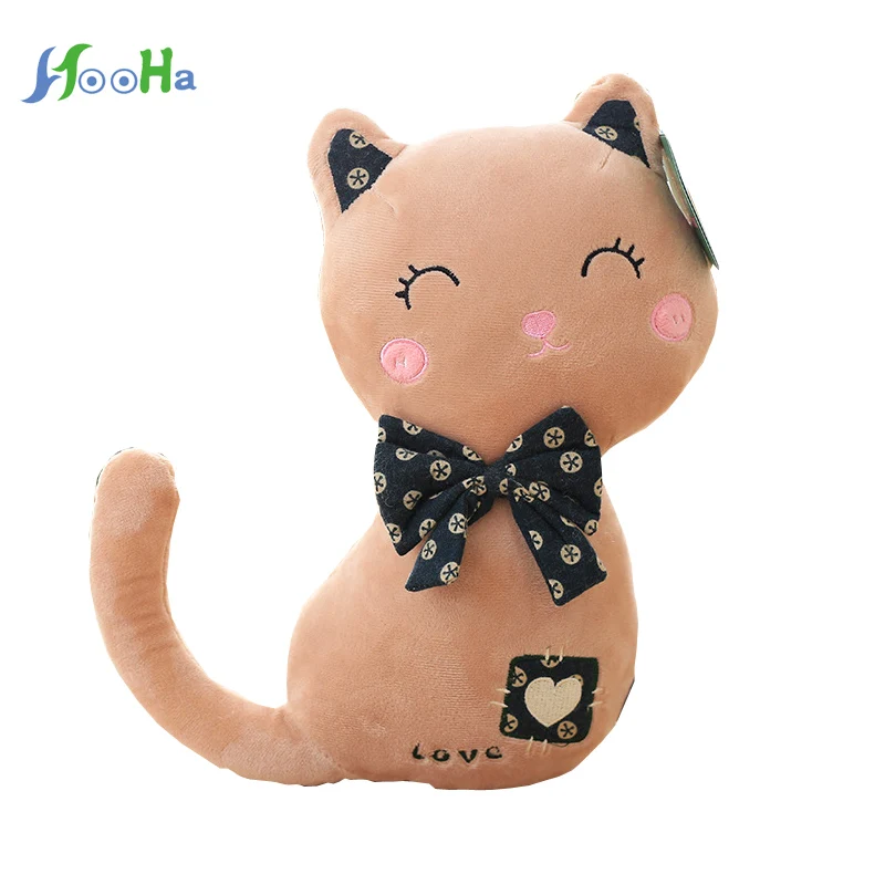 Kawaii плюшевая Кошка маленькая русалка плюшевые игрушки милые животные улыбка