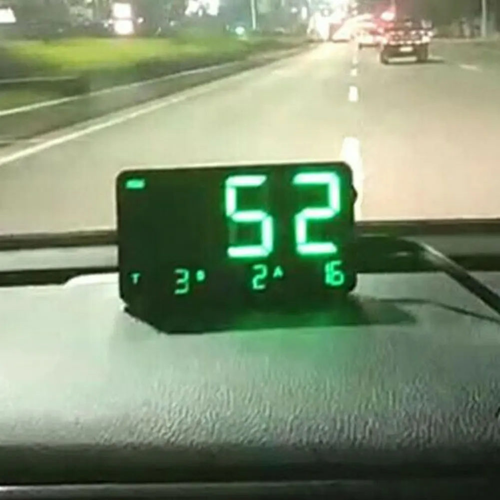 

Bike HUD Alarm Car Display Motorcycles Truck Overspeed Warning System Digital Large Screen Electronics Universal GPS Speedometer