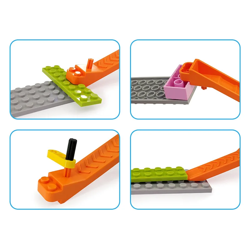 2pcs/set Disassembly Device Tool Accessories For Block Building Blocks Separator Brick Parts Tools Compatible With Legoing 2pcs/set Disassembly Device Tool Accessories For Block Building Blocks Separator Brick Parts Tools Compatible With Legoing