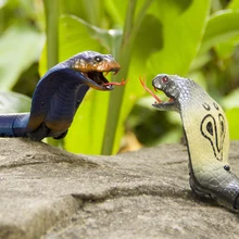 Забавный пульт Дистанционного Управления Пластиковая змея Naja Кобра игрушка для детей подарок интересный яйцо высокая имитация король Кобра радиоуправляемая игрушка