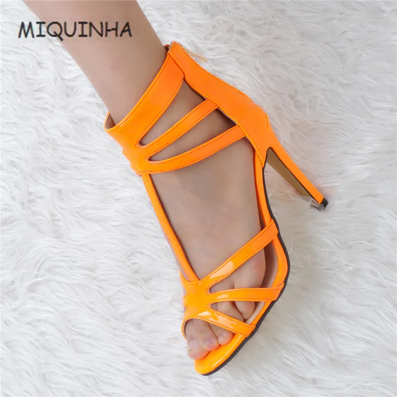 

2017 Designer Zapatillas Back Zipper Zapatos Mujer Sandalias Gladiator T-Strap Sandals Shoes Women Sandals Women Plus Size 34-47