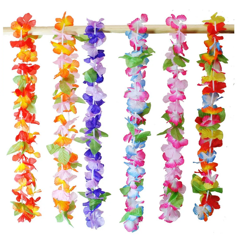 36 contagens tropical havaiano luau flor lei