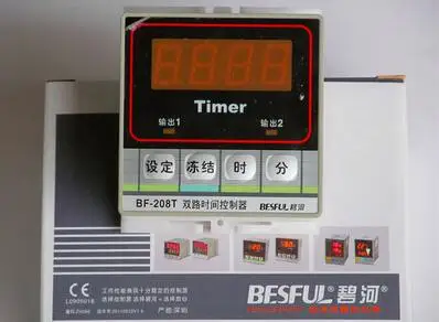 

FREE SHIPPING 100% NEW and original BF-208T Dual Time Controller Timer Microcomputer Time Control Sensor