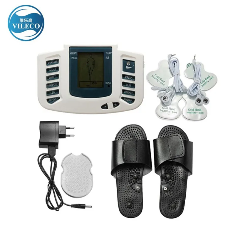 

VILECO Digital Electronic Pulse Massager Physiotherapy Therapy Machine Multi-function Lessening Pain Muscles Electronic Massage