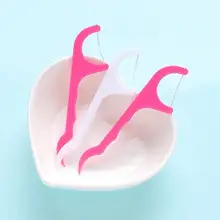 by dhl 500sets 25pcs/set Dental Floss Interdental Brush Teeth Stick Toothpicks Floss Pick Plastic ToothPicks lin2305