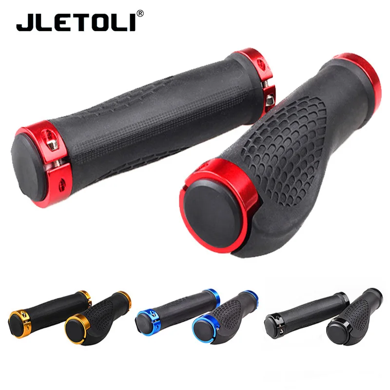

JLETOLI Mountain Bike Handlebar Grips Non-slip Smooth Soft Rubber Road Bike Cycling Grips Handles For Bicycles Parts