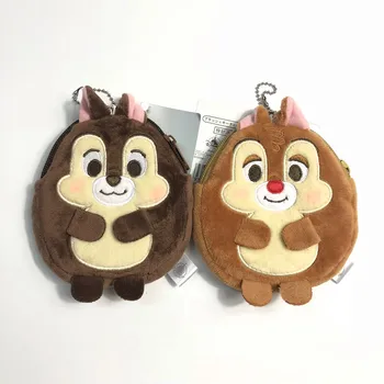

New TSUM Chip N Dale Chipmunk Plush Toys Cartoon animal Squirrel coin purses dolls Accessories collection girls gifts