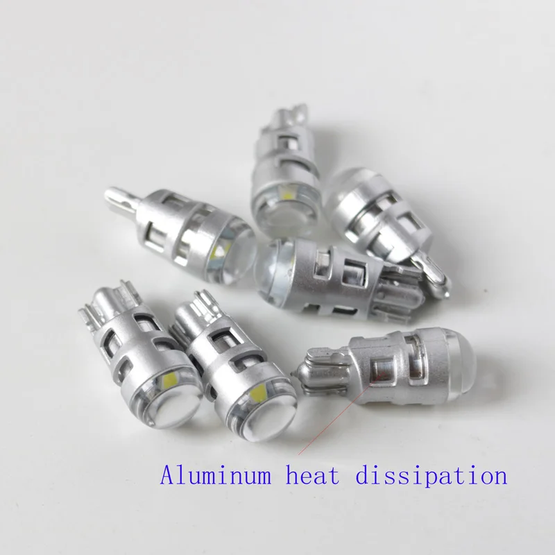 Новинка тип 100 шт./лот T10 3030SMD 1-2 светодиода 1 Вт W5W Авто светодиодное освещение автомобиля Клин лампы