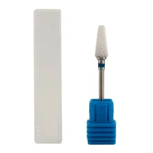 Professional Triangle head Ceramic Flame Bit New Nail Drill Bit For Nail Art Machine For Dead Skin Nail File Polish Tool