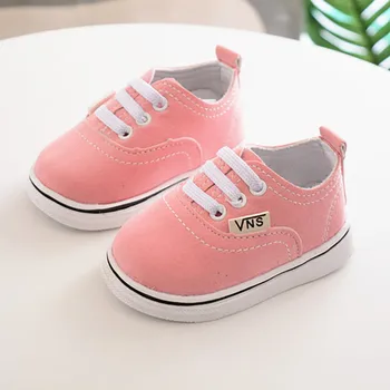 

New Spring Baby Shoes Toddler Girls Boys Soft Bottom Small Sandals Canvas Shoes Baby Shoes For 0-2 Years Old