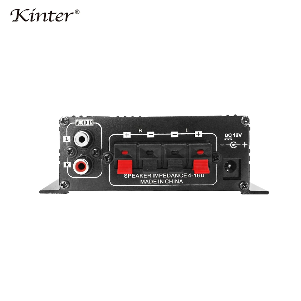Kinter MA 170A мини усилитель аудио 2.0CH DC12V play стерео звук басы тройной контроль в