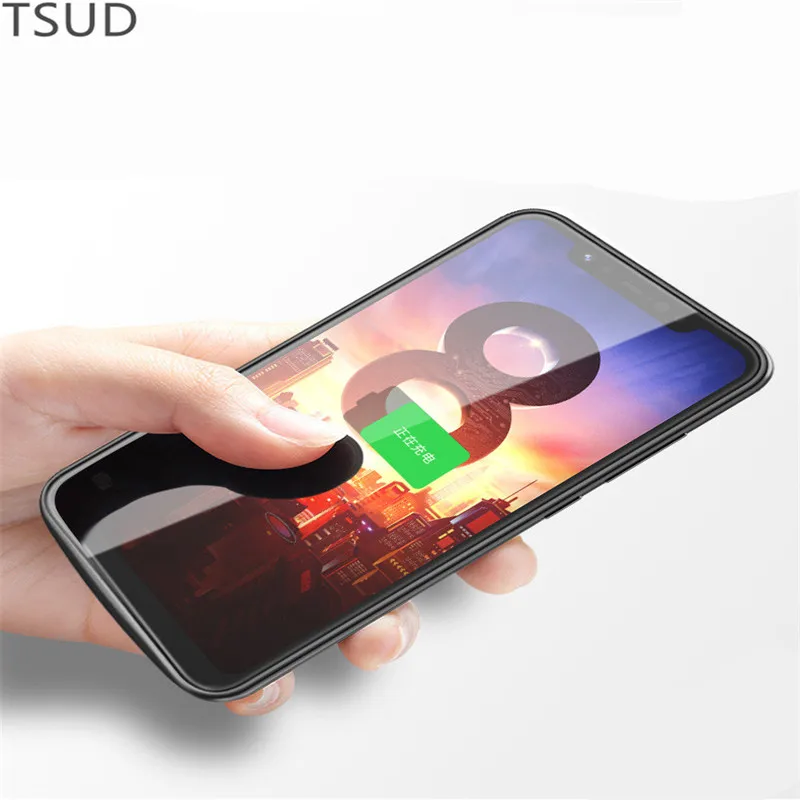 

external portable wireless battery charger case for xiaomi mi 8 se ultra thin battery charging cover for xiaomi mi 8 se luxury