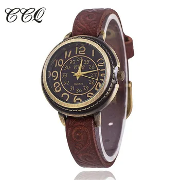 

Vintage Cow Leather Watch High Quality Antique Women Wrist Watch Casual Quartz Watch Relogio Feminino Bw1353