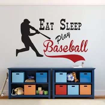 

Eat Sleep Play Golf Player Wall Stickers For Children Bedroom Vinyl Wall Decals DIY Removable Customized Name Wall Decor