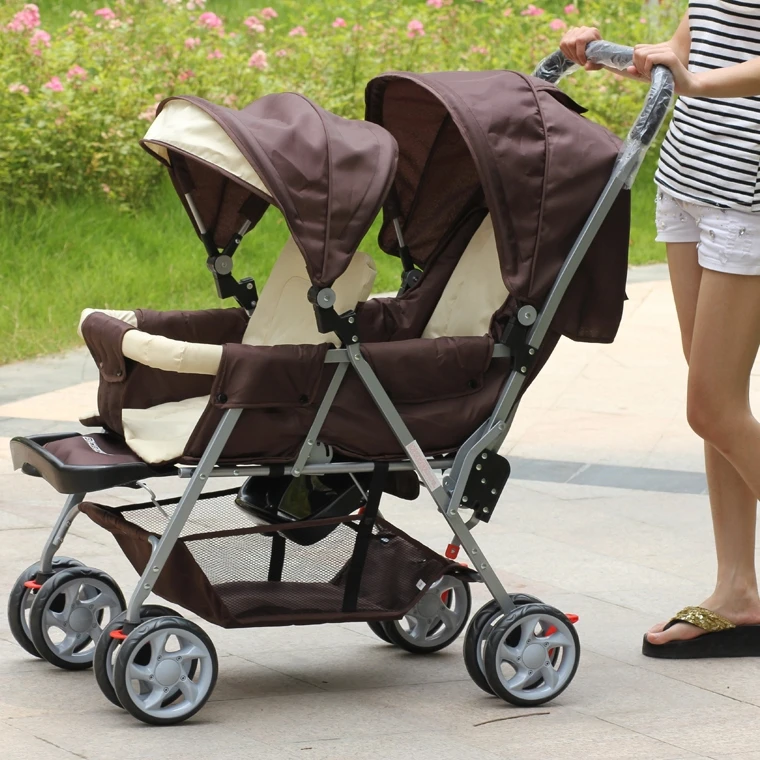 Baby carriage, twins stroller,double stroller, shock proof comfortable