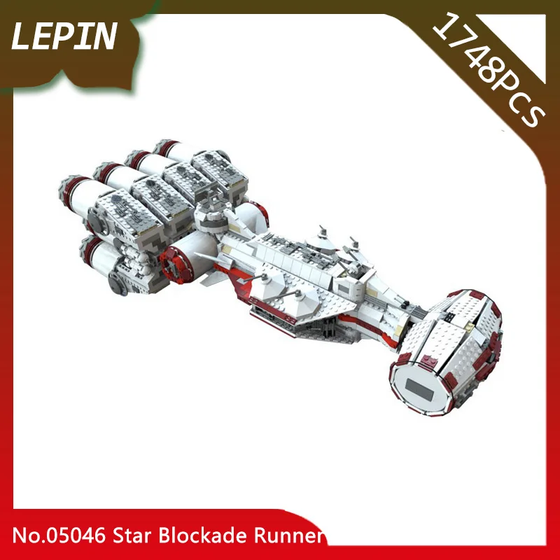 Lepin 05046 New 1748Pcs The Star Blockade Set Runner Star Series Wars 1748pcs Building Blcoks Bricks The Tantive Toys IV 10019 lepin 05046 1748pcs star war series the tantive iv rebel blockade runner set building blcoks bricks toys for children gift 10019