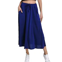 Womail, летние длинные юбки, Женская юбка макси, Женская винтажная юбка с высокой талией, одноцветные длинные юбки, falda larga mujer modis