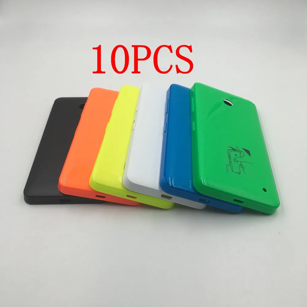 RTBESTOYZ 10 шт. задняя крышка для Nokia Lumia 630 сменная Крышка батарейного отсека с боковой