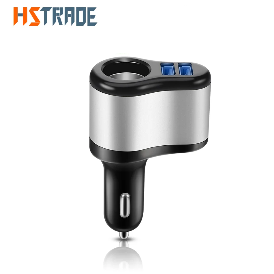 Автомобильное зарядное устройство прикуриватель 2-портовый USB 2.1A автомобильное