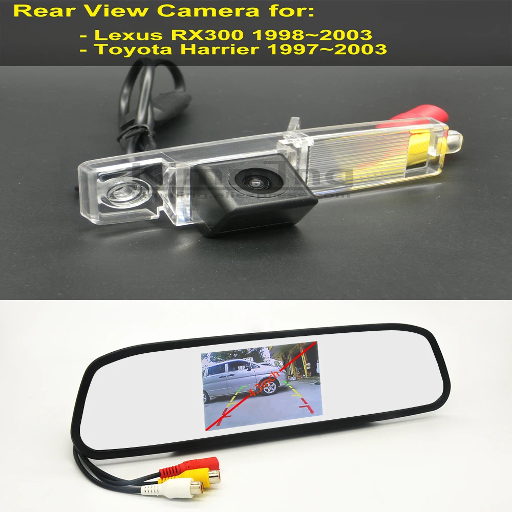 

Car Rear View Camera for Lexus RX300 for Toyota Harrier 1997 1998 1999 2000 2001 2002 2003 Wireless Reversing Mirror kit Display