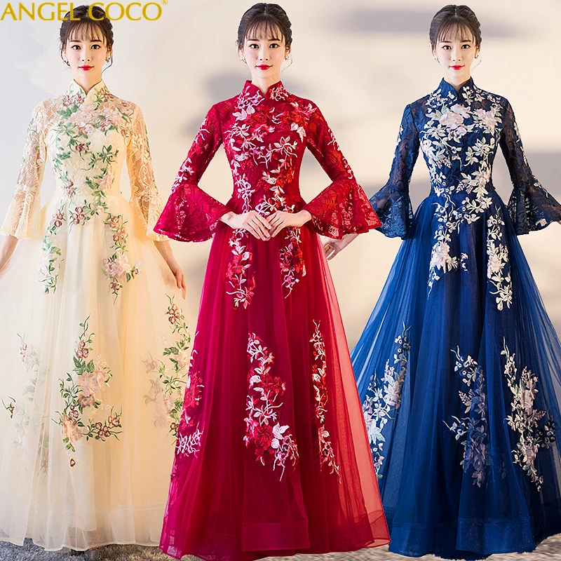 

Women's Elegant Long Mother of the Bride Dresses Ever Pretty Cheap Grey Lace Floor Length Plus Size Mother Dresses Godmother