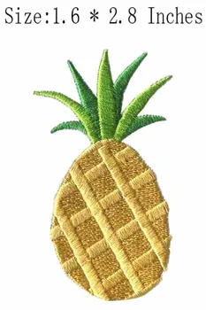 

Pineapple embroidery patch 1.6" wide /appreciation goods/sweater patch/ironing
