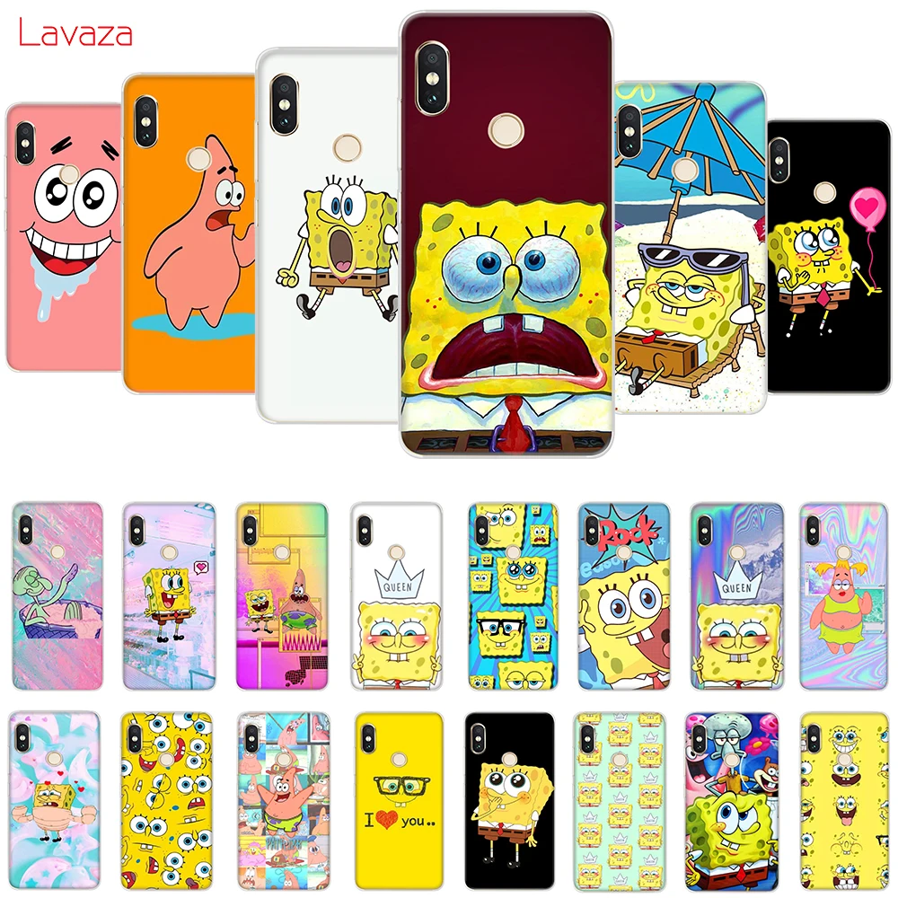 

Lavaza SpongeBob SquarePants Hard Case for Huawei Mate 10 20 P9 P10 P20 Lite Pro P smart 2019 for Honor 8X 8C Cover