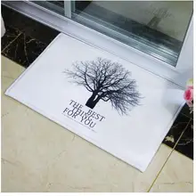 Простой коврик с принтом дерева коврик для ковров впитывающий нескользящий коврик для пола Коврик для окна