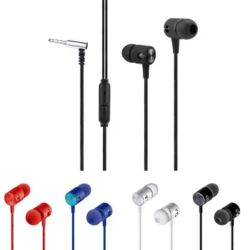 

Universal 3.5mm Wired In-Ear Stereo Earbud Earphone Headset with Microphone Microphone Volume Control Earbuds ecouteur