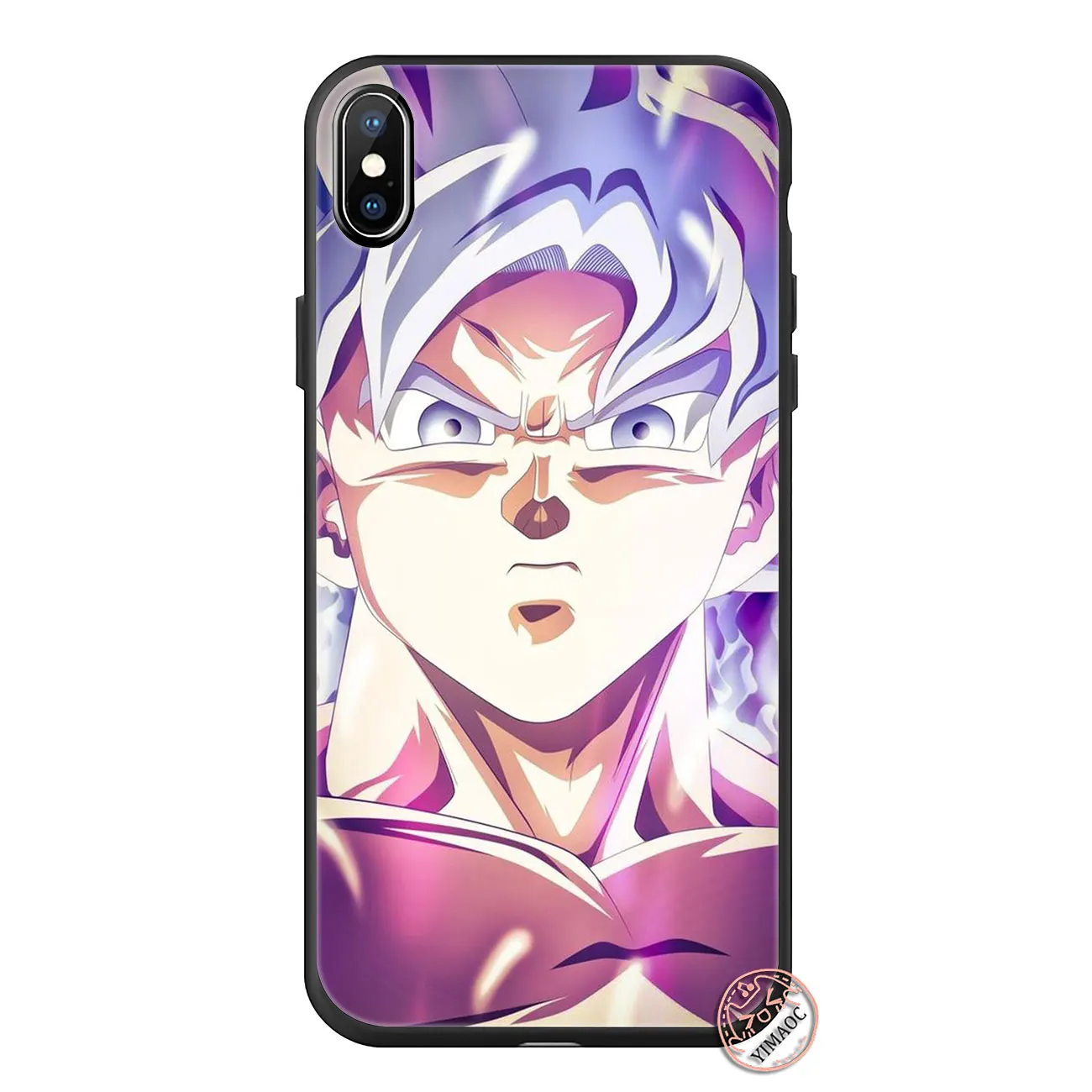 YIMAOC Dragon Ball z Goku Мягкий силиконовый чехол для телефона iPhone 11 Pro XS Max XR X 6 6S 7 8 Plus 5 5S SE 10 TPU черный чехол - Цвет: 6