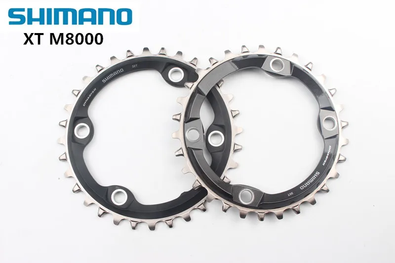 Shimano XT M8000 SM-CRM81 96BCD Wide &amp Narrow Bike Chain ring Crank Chainring bcd96 30T 32T 34T Crown MTB Bicycle Wheel | Спорт и