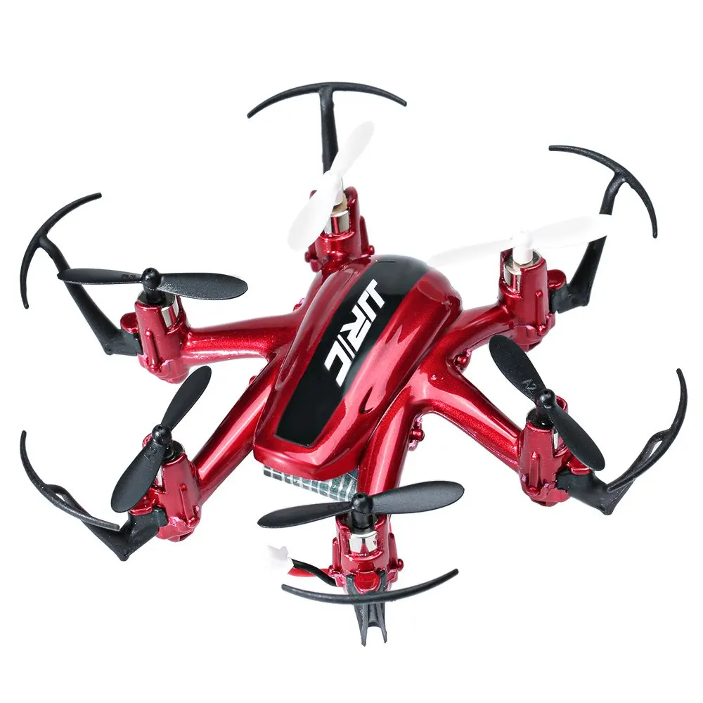 Мини Drone Дрон 2.4 г 4CH 6 оси гироскопа Вертолет headless режим RTF Hexacopter Quadcopter Дистанционное управление дроны Игрушечные лошадки jjrc h20 - Цвет: Красный