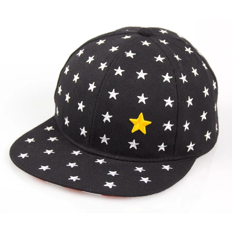 

Cute Children Boys Girls Star Baseball Cap Toddler Kids Hip Hop Summer Hats Snapback