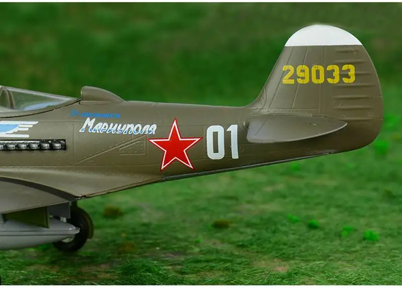 Предварительно построенный 1/72 масштаб P-39N советская Вторая мировая война самолет колокол P-39 Airacobra истребитель хобби Коллекционная готовая