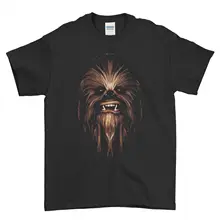 Chewbacca футболка для лица Chewie Darth Vader Wookie Star Wars Мужская футболка Топ Harajuku топы Модные Классические