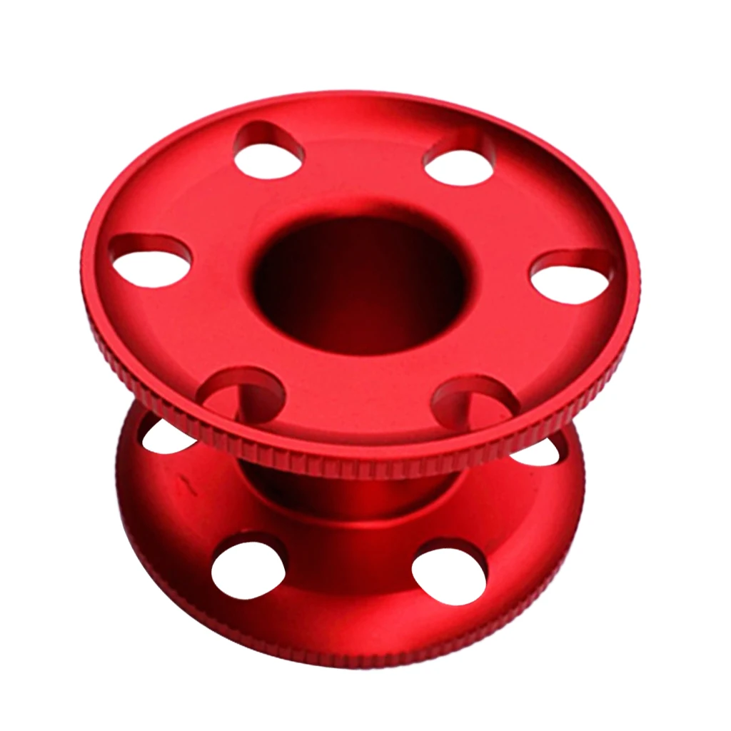 Durable Aluminum Scuba Diving Dive Finger Spool Snorkeling Guide Line Reel for Underwater Sports Accessories 