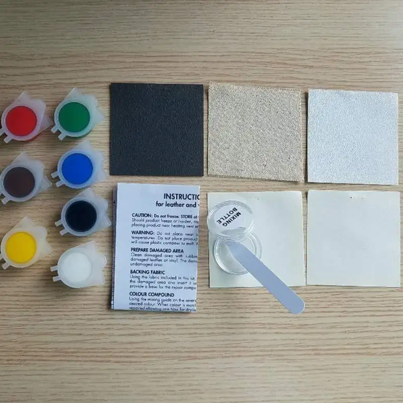 Leather Repair Kit Professional Vinyl Repair Tool For Car Seat Sofa Hole Scratch Crack Crack
