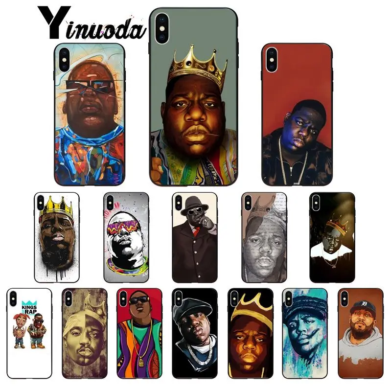Yinuoda RAPPER B.I.G Роскошный Уникальный Дизайн чехол для телефона iPhone 6S 6plus 7plus 8 8Plus X Xs MAX 5