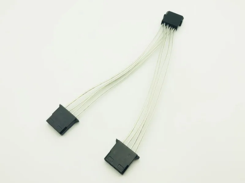 Кабель адаптер Molex с 4 контактным разъемом 2 портовым кабель переходник для