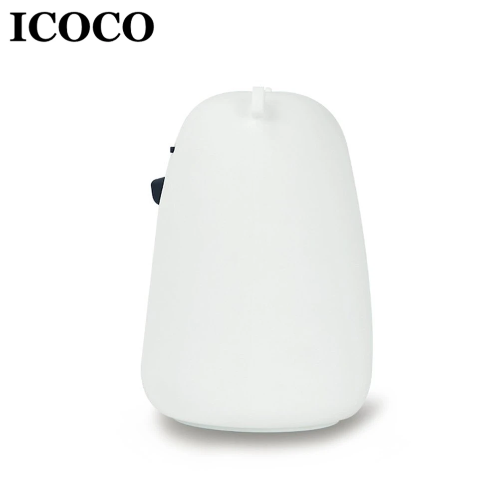 ICOCO заряжаемый через usb силиконовый красочный мультфильм милый медведь Ночник