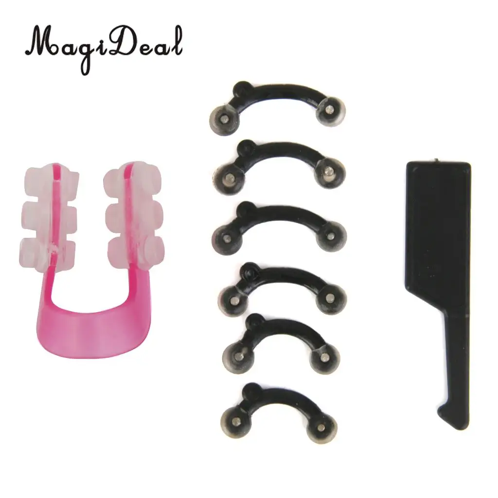 MagiDeal Kesoto 3 Pair Invisible Plastic 3D Nose Shaper Corrector Nose Up Lifting Bridge Straightening Beauty Painless