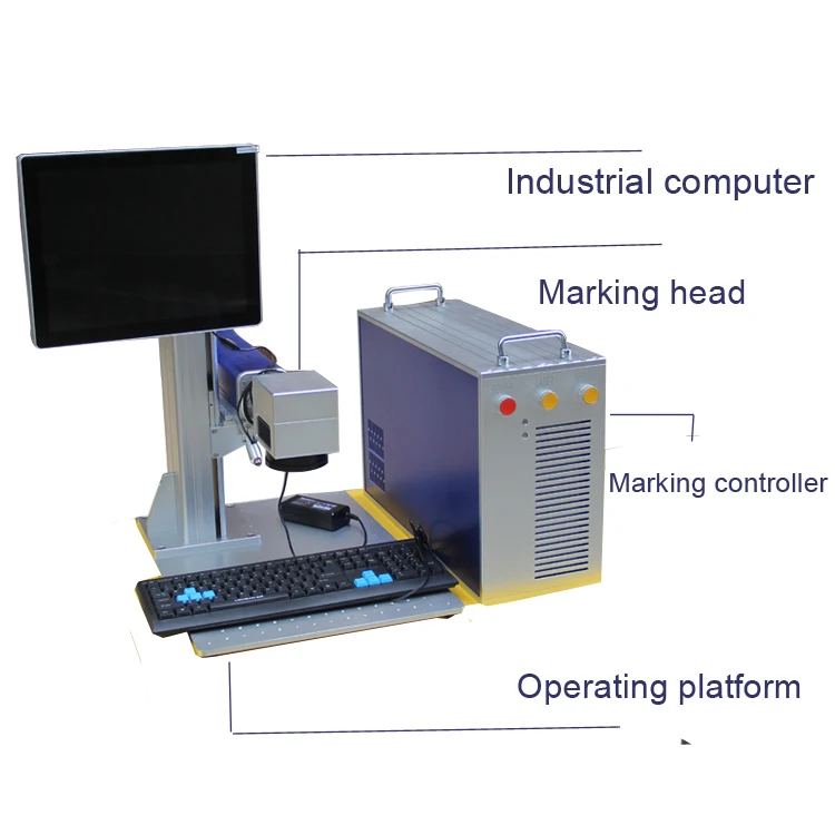 Цена изготовления Портативный Автоматические Металлические лазерной маркировки машины в Китае