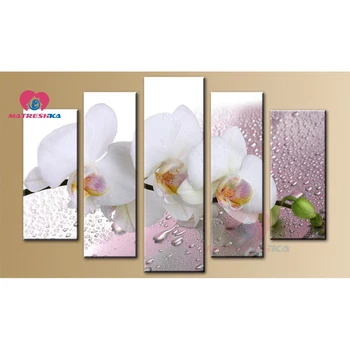 

5pcs/set,DIY 5D Full Diamonds Embroidery Flowers Diamond Painting completely Cross Stitch Kits Rose,Diamond Mosaic Home Decor