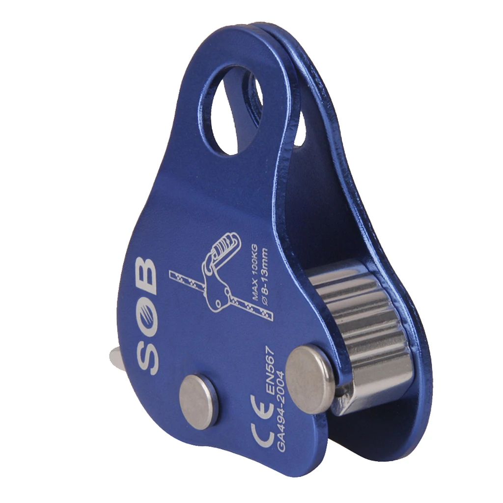 Mini Rope Grab Removable Cam Easy Rope Installation Flip Line Adjuster for Rope Sizes 12mm -16mm Rope Grab Protecta
