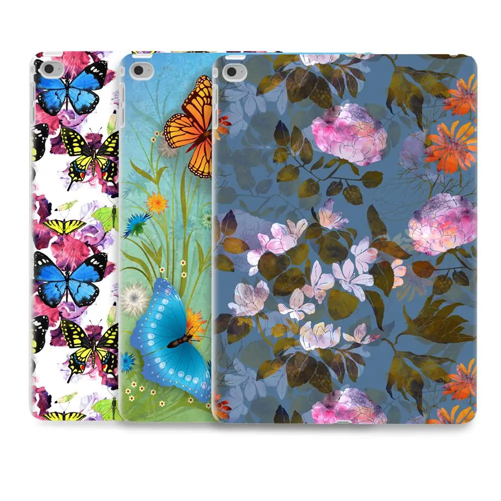 Wholesale Butterfly Flower Shockproof Protective Tablet Case Cover for