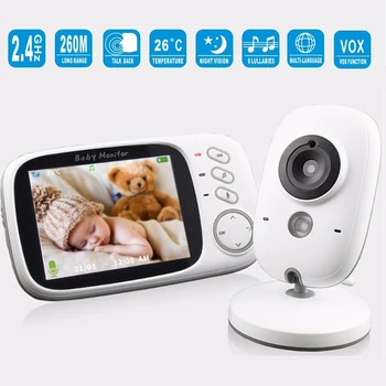

Wireless LCD Audio Video Baby Monitor VB605 Radio Nanny Music Intercom IR 24h Portable Baby Camera Baby Walkie Talkie Babysitter